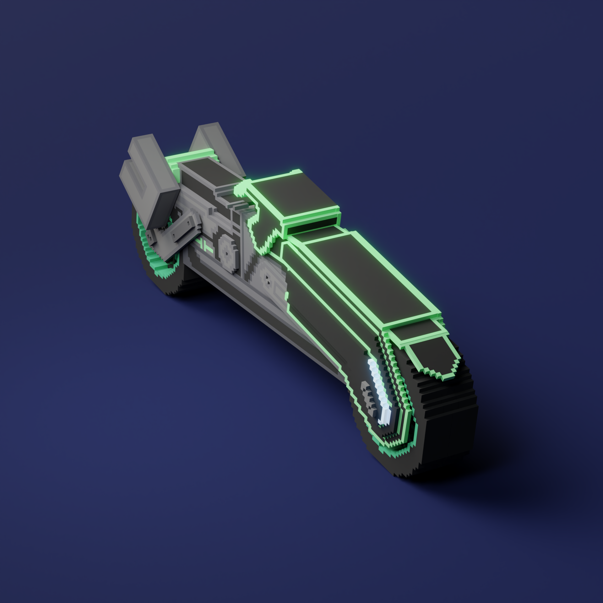 Green Tron Bike